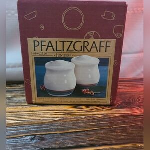 Vintage Pfaltzgraff Juniper Salt & Pepper Shaker Set